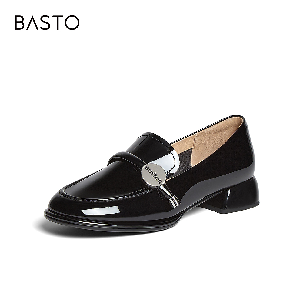 文艺女孩的春日乐福鞋，粗跟圆头百搭又舒适！