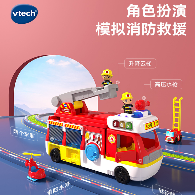 拆箱体验：伟易达2合1变形消防站，这玩具真的值429吗？
