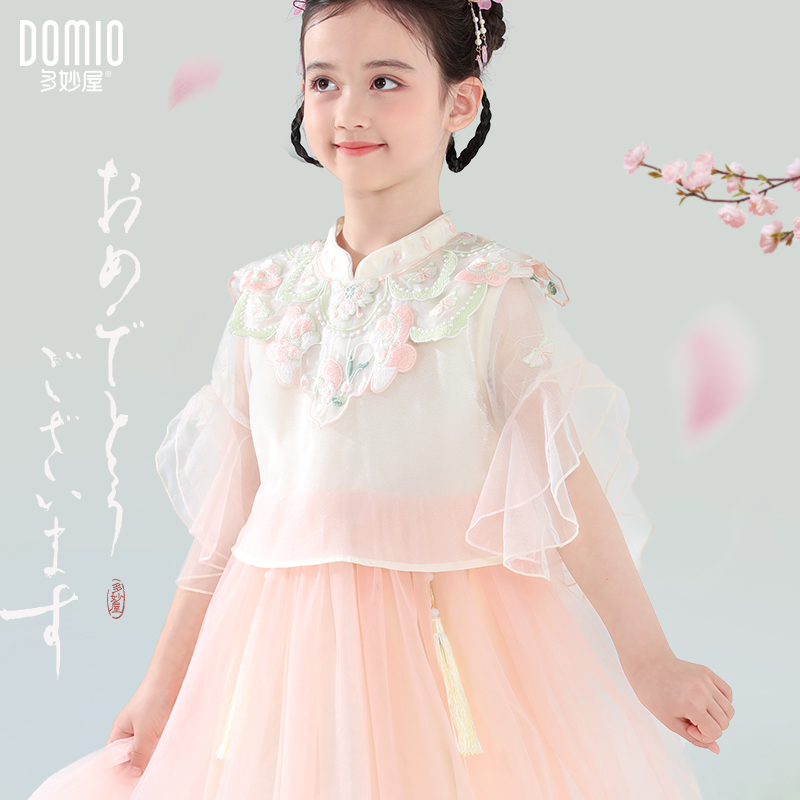 当小公主穿上新中式汉服，我差点被萌化了！