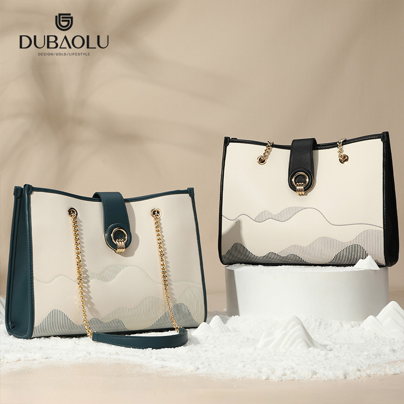 国风刺绣托特包，都宝路新款大容量通勤神器！