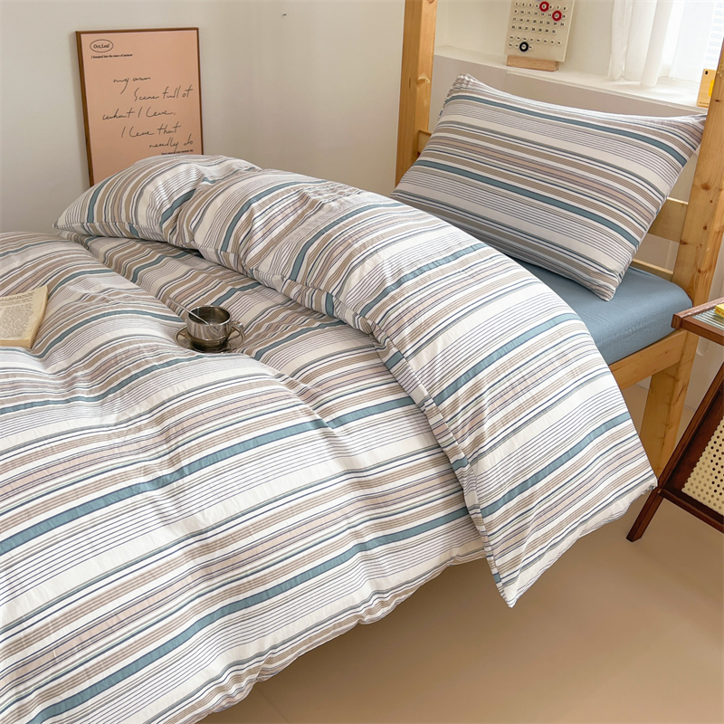 学生党福音！寐芸阁这款三件套，宜家无印风混搭，A类水洗棉亲测报告