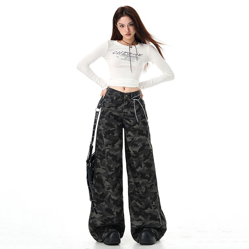 姐妹们！这条工装裤真的绝了！穿上秒变酷girl💥