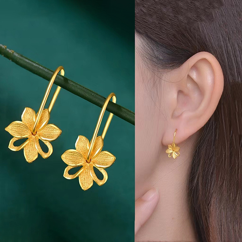 ✨不到百元！这磨砂花朵耳环也太仙了吧！国检证书都送！