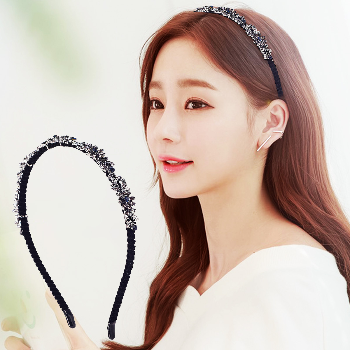 戴上这发箍，我好像成了韩剧女主角？Rena Chris小花发箍体验分享