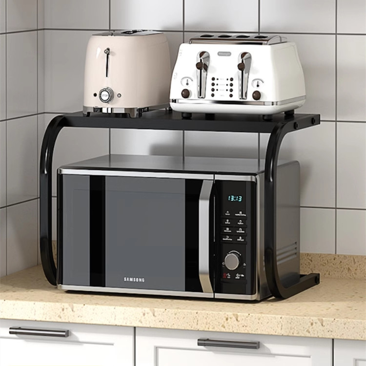 厨房收纳新宠✨这个置物架让我爱上做饭啦！