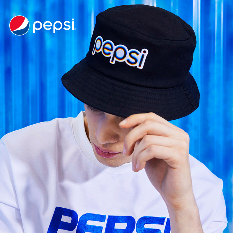 百事Pepsi刺绣渔夫帽：戴上它，你就是行走的复古潮人！