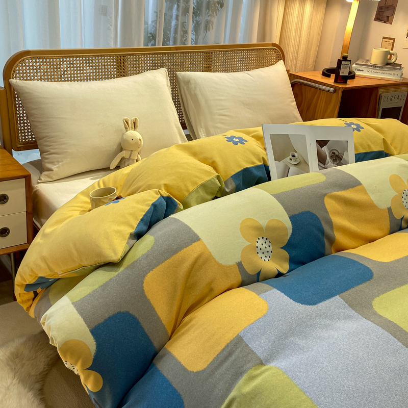 保睿利斯加厚磨毛四件套：这个冬天，我找到了被窝里的温柔乡