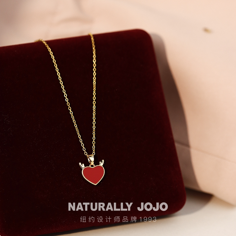 一鹿有你，心动了没？NATURALLY JOJO鹿角项链开箱体验